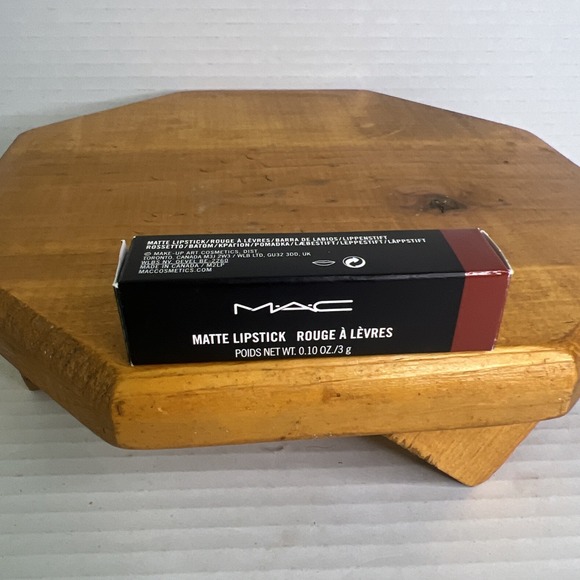 MAC Other - MAC #602‎ CHILI  Matte Lipstick 3 g .10 oz Warm Brick Red Full-size